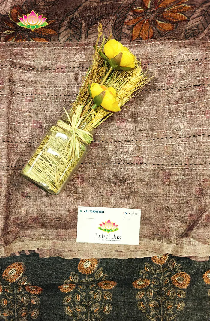 Semi Tussar Salwar 5 Secondary image