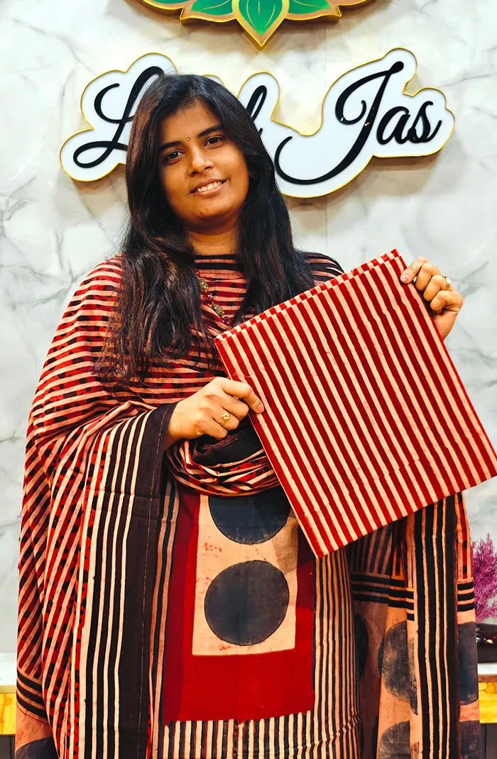 Ajrak Handblock salwar_34 Secondary image