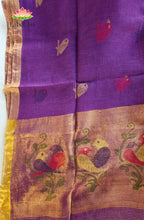 Pure Silk Linen Saree 7