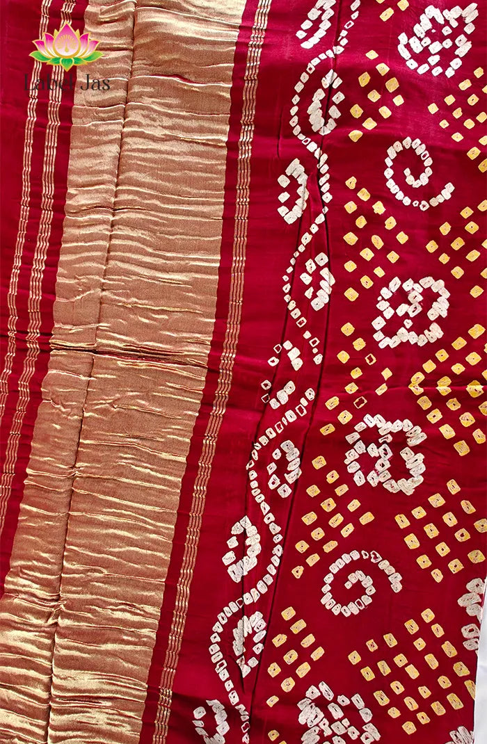 Modal silk with Bandini Saree 3 Secondary image