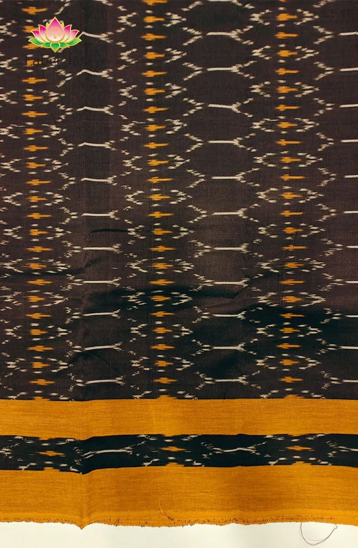 Mercerized Ikkat Cotton Saree 4