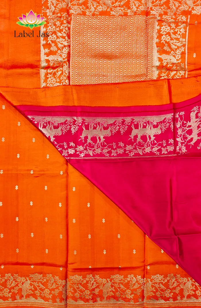 Premium Chiniya Silk Saree 8 Secondary image