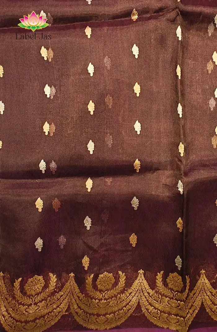 Premium Kora organza Banarasi Silk Saree 2