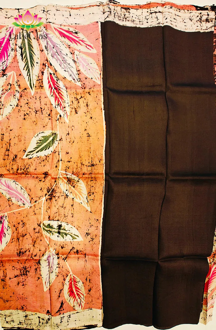 Tussar Batik Saree 3 Secondary image