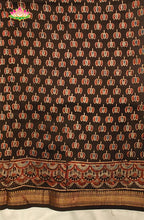 Premium Maheshwari Silk Saree with Ajrakh 6