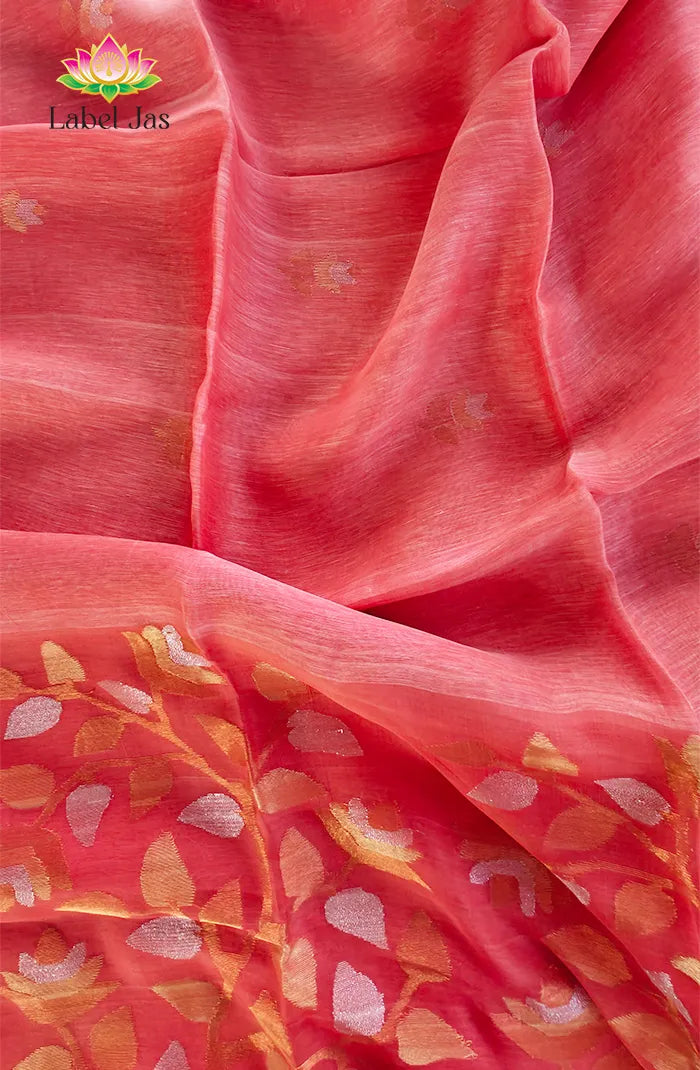 Premium Silk linen with Jamdani weaving 1