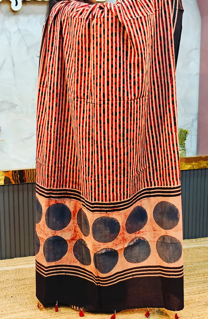 Ajrak Handblock salwar_34