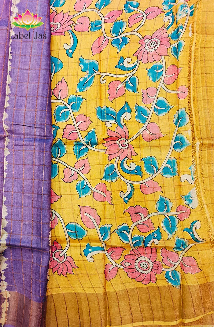 Shibori with Zari Checks Printed Saree 3