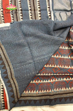Pure  Linen Saree with Digital print 3