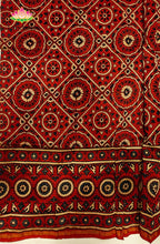 Ajrakh X Chanderi Saree 7