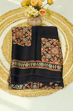 Modal Silk with Ajrakh Handblock Print Saree 6