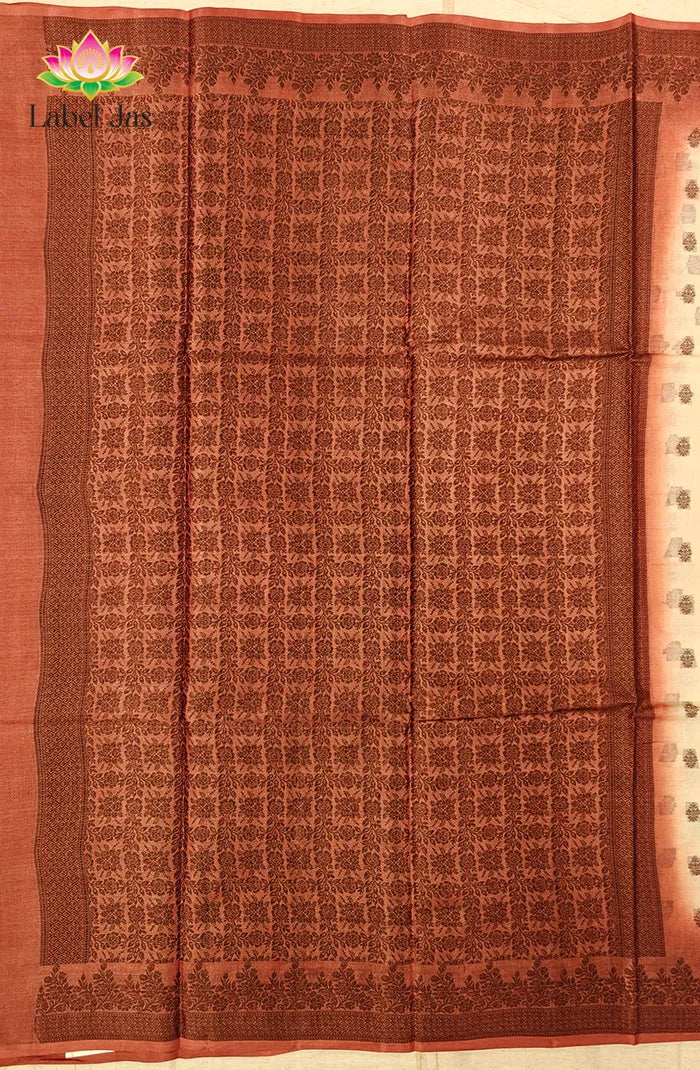Tussar Saree with Banarasi Motifs 6
