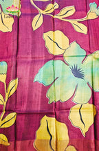 Dark Maroon Digital Printed Saree