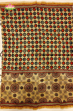 Ajrakh X Chanderi Saree 4