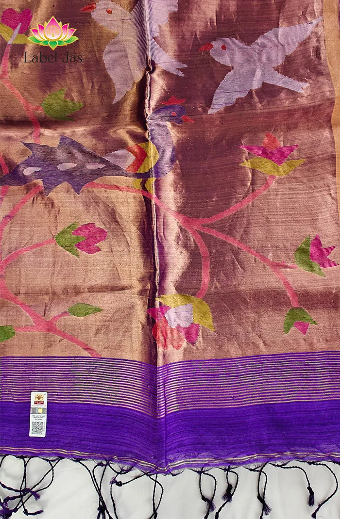 Pure Muslin organza saree 13
