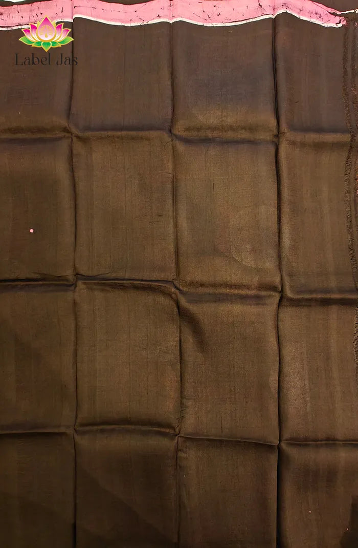 Tussar Batik Saree 8 Secondary image
