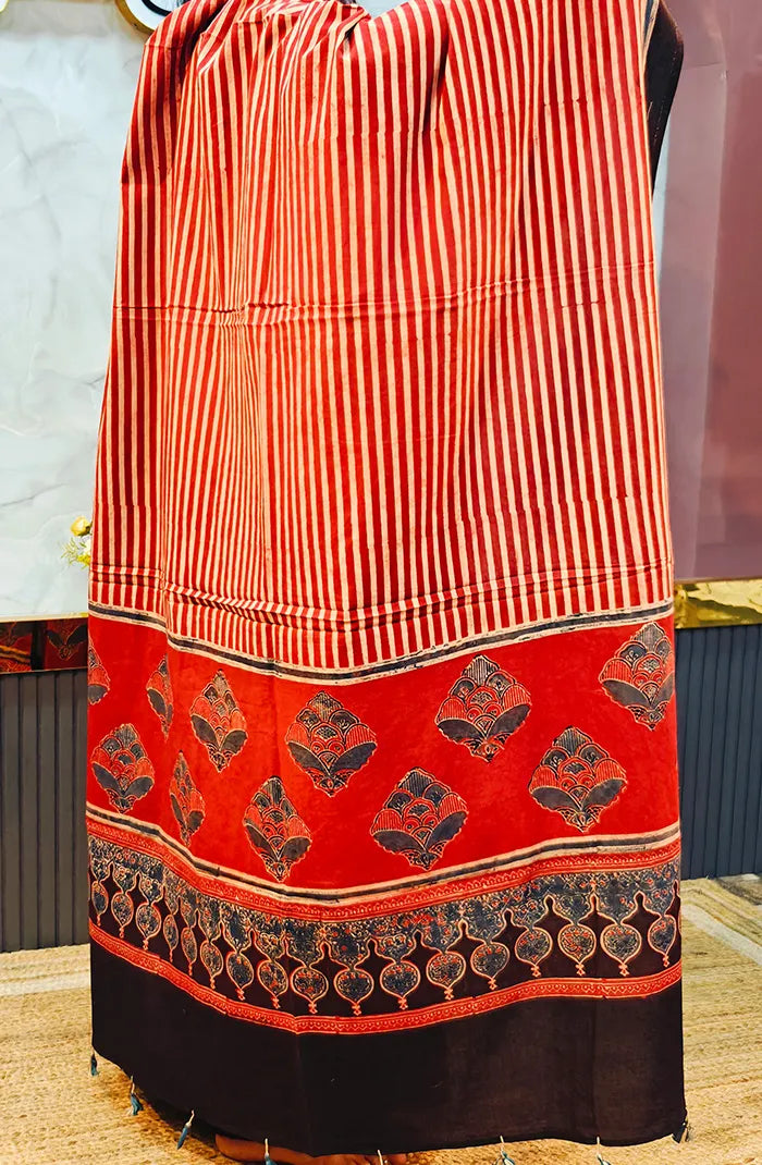 Ajrak Handblock salwar_31