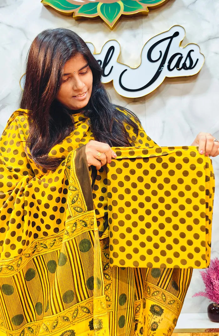 Ajrak Handblock salwar_17