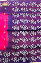 Rose Tussar Saree