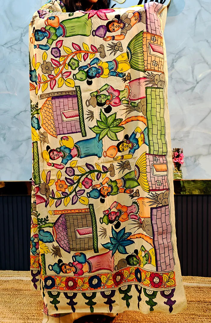 Pure Pen kalamkari Salwar 10