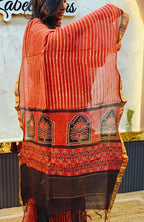 Ajrakh Silk Linen Salwar 21
