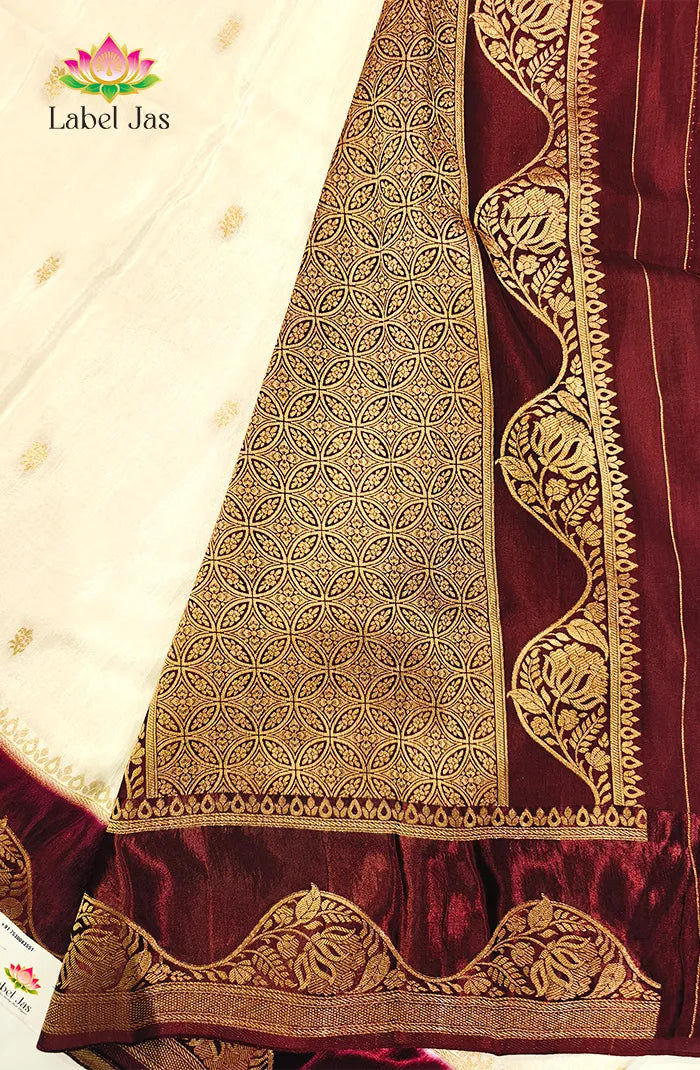 Premium Chiniya silk saree 11 Secondary image
