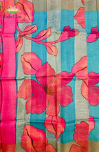 Blue Digital Printed Saree