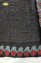 Modal silk with Bandini and Ajrakh Saree 3