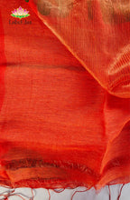 Pure Silk Linen Saree 2