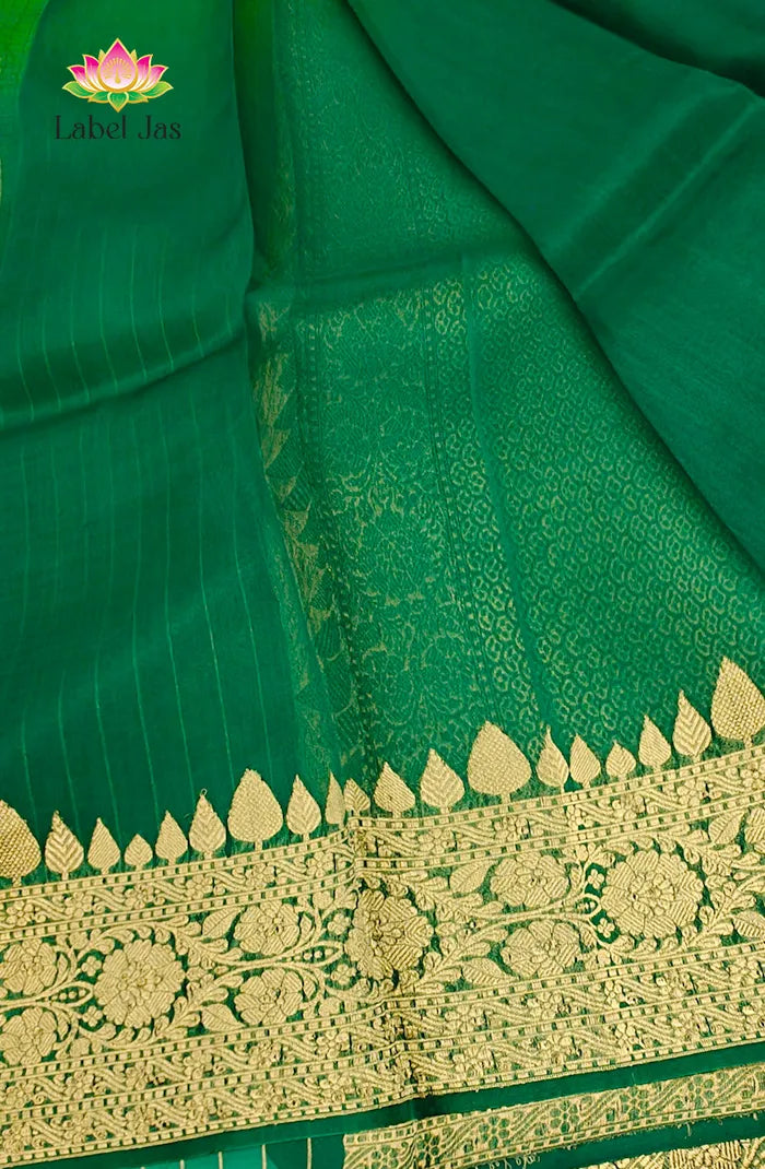 Premium Kora organza Banarasi Silk Saree 3 Secondary image
