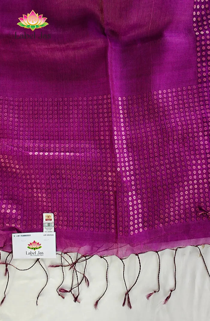 Pure Muslin organza saree 8