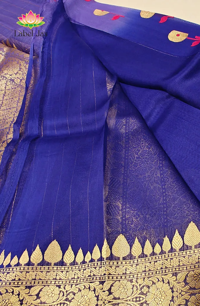 Premium Kora organza Banarasi Silk Saree 6 Secondary image