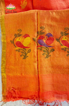 Pure Silk Linen Saree 6