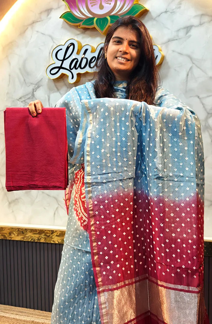 Chanderi Silk Bandhini Salwar_8