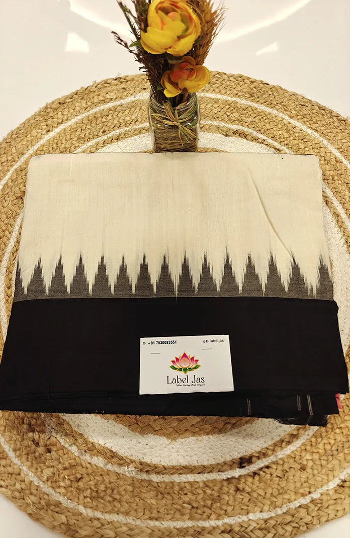 Premium Double Ikkat Saree 4 Main image