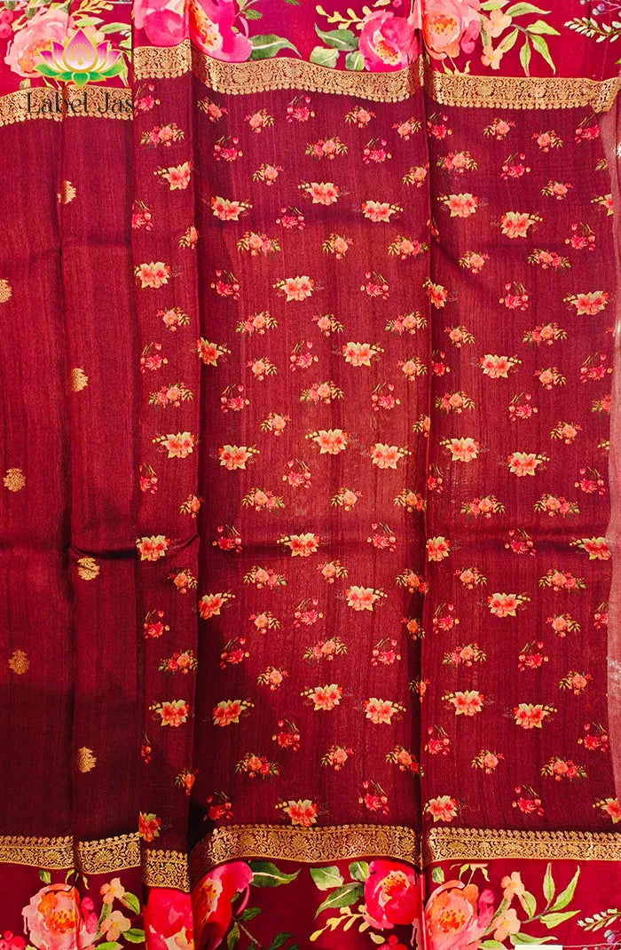 Tussar Georgette Saree 2