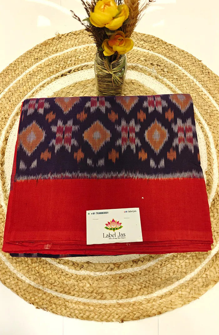 Premium Double Ikkat Saree Main image
