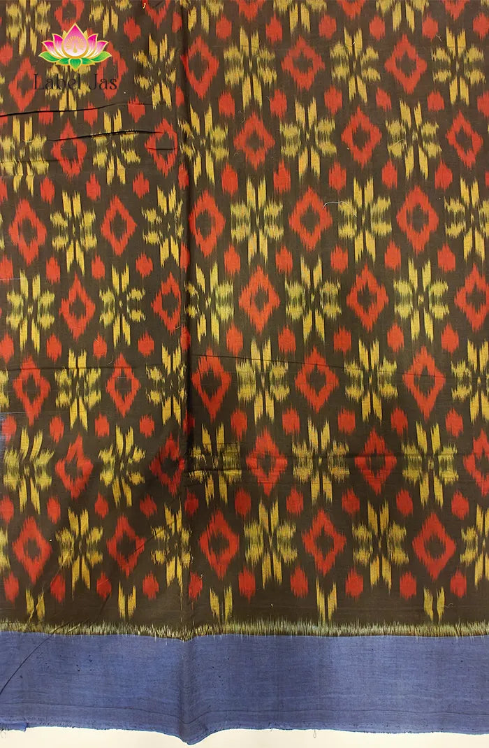 Premium Double Ikkat Saree 2 Secondary image