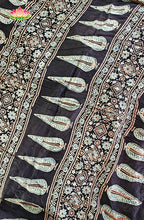 Modal silk with Bandini and Ajrakh Saree 6