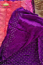 Modal silk with Bandini and Ajrakh Saree 5