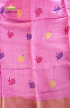 Pure Silk Linen Saree 8