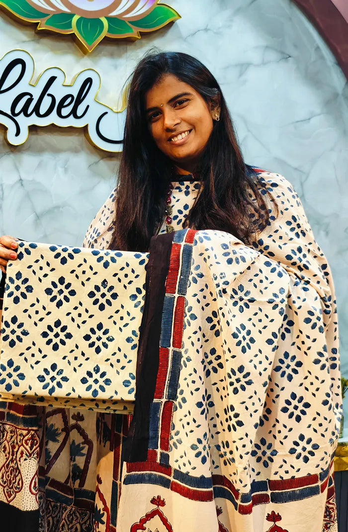 Ajrak Handblock Salwar 3