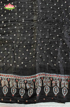 Modal silk with Bandini and Ajrakh Saree 2