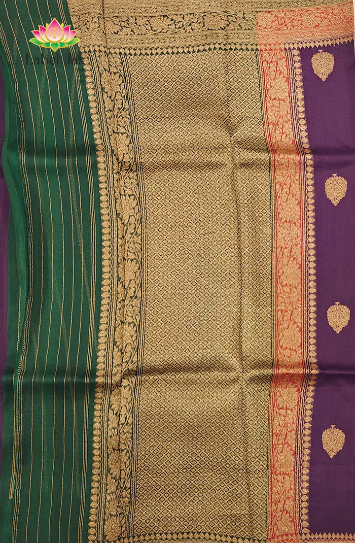 Premium Raw Silk Organza Saree 2