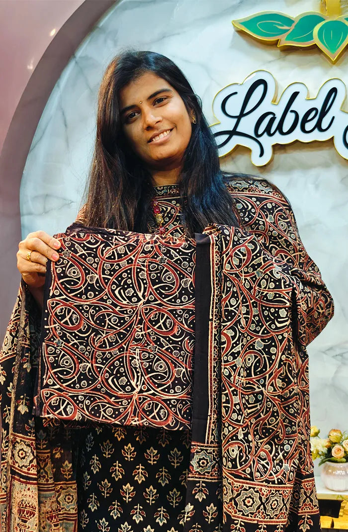 Ajrak Handblock Salwar 8