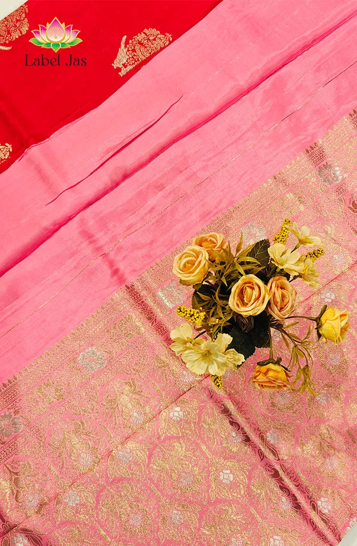 Premium Chiniya Silk Saree 10 Secondary image