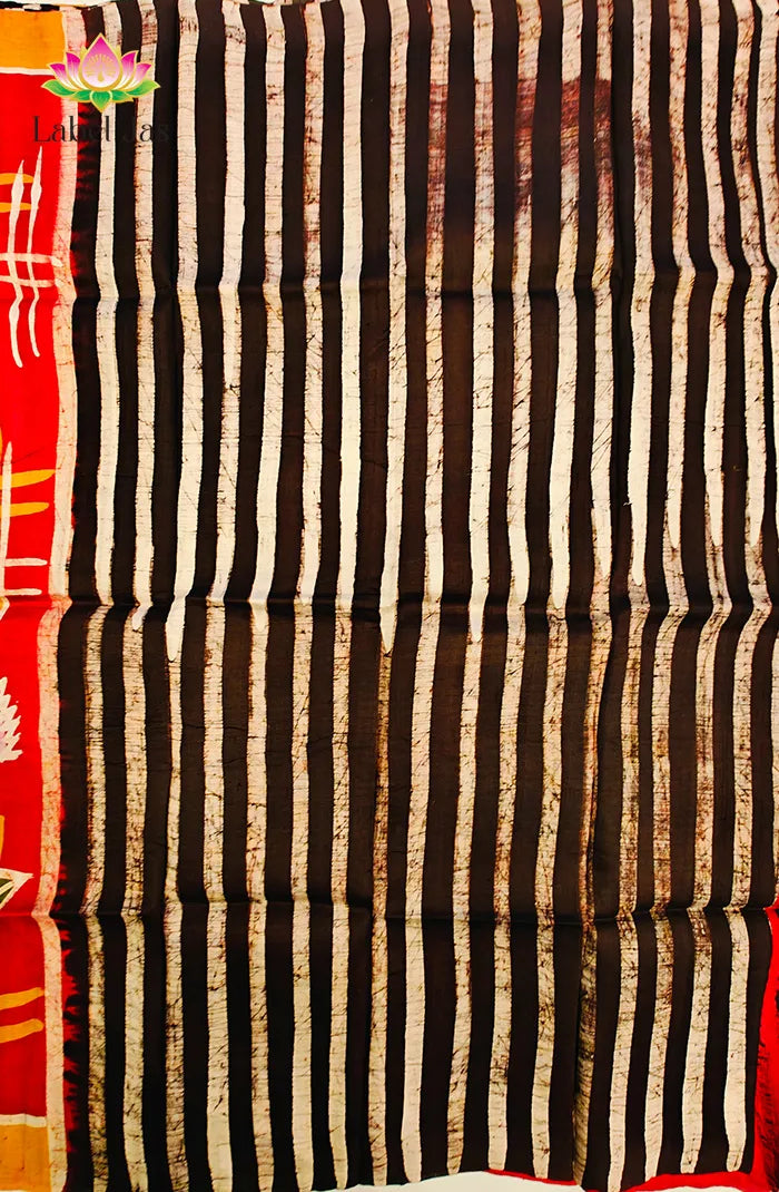 Tussar Batik Saree 5