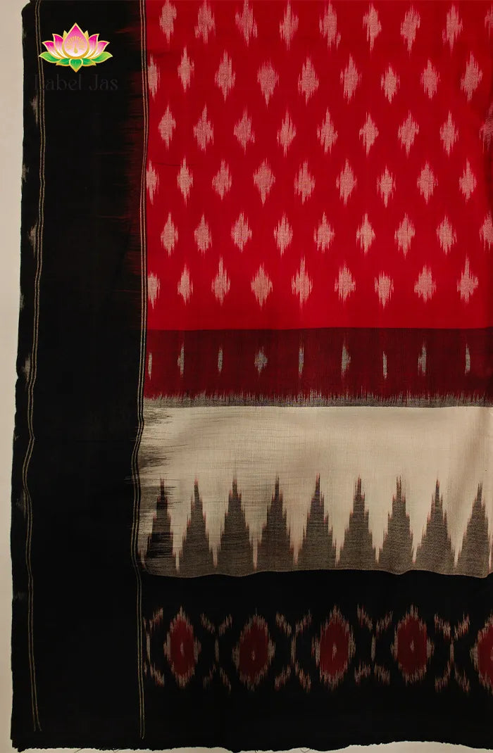 Premium Double Ikkat Saree 3 Secondary image