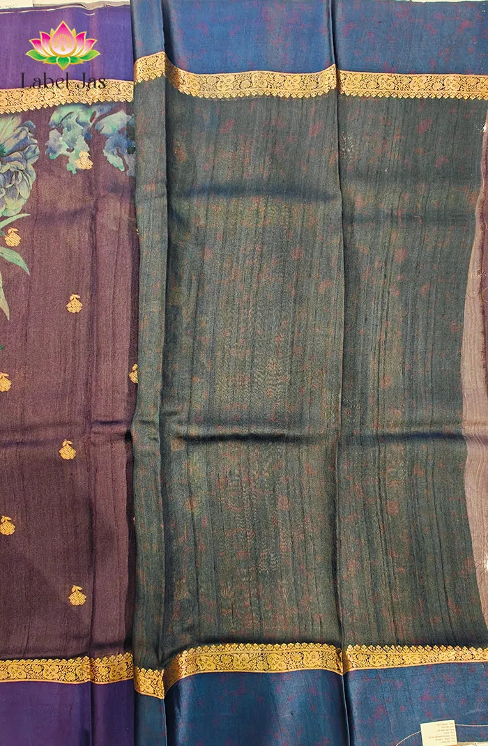 Tussar Georgette Saree 4