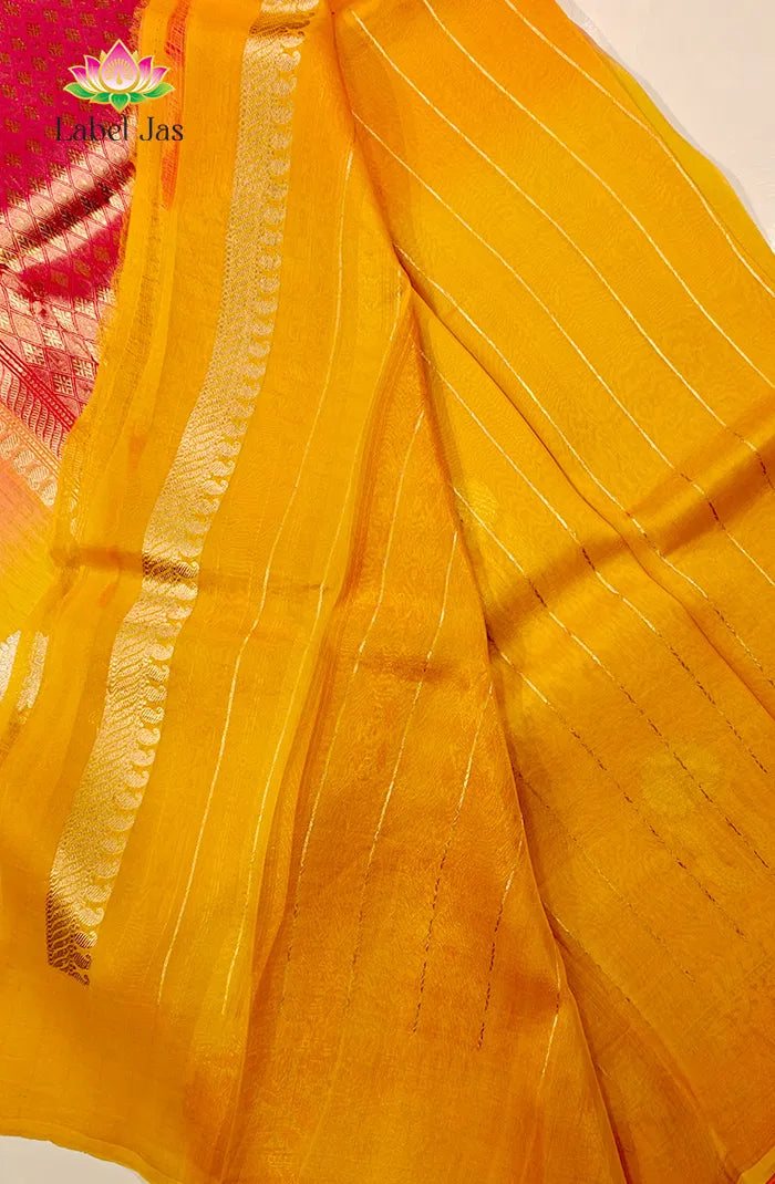 Premium Kora organza Banarasi Silk Saree 1 Secondary image